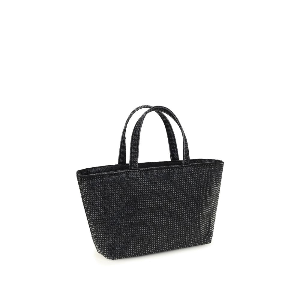 Alexander Wang Graue Baumwoll-Umhängetasche