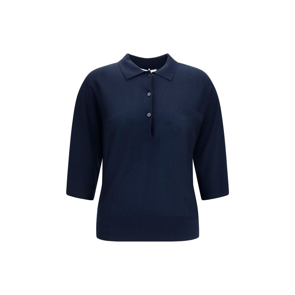 Lisa Yang Blue Cashmere Sweater