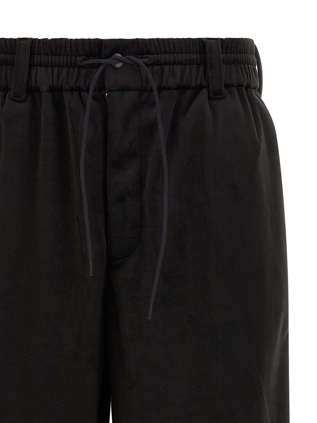 Y-3 Black Recycled Polyester Joggers (Workout Pants)