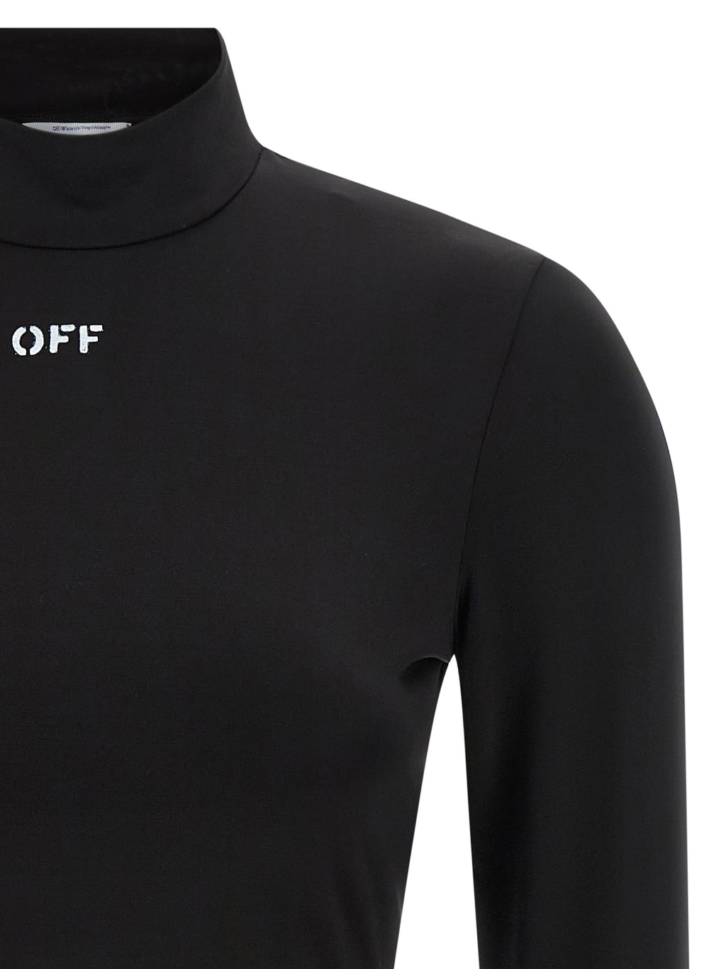 Off-White Hemd aus schwarzem Azetat