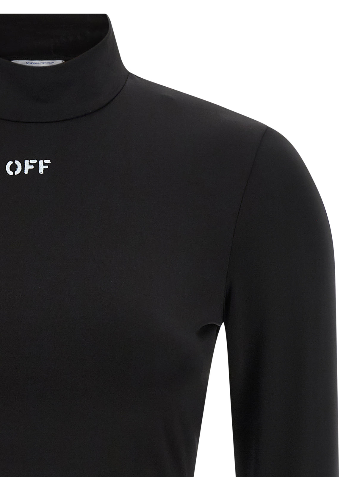 Off-White Hemd aus schwarzem Azetat