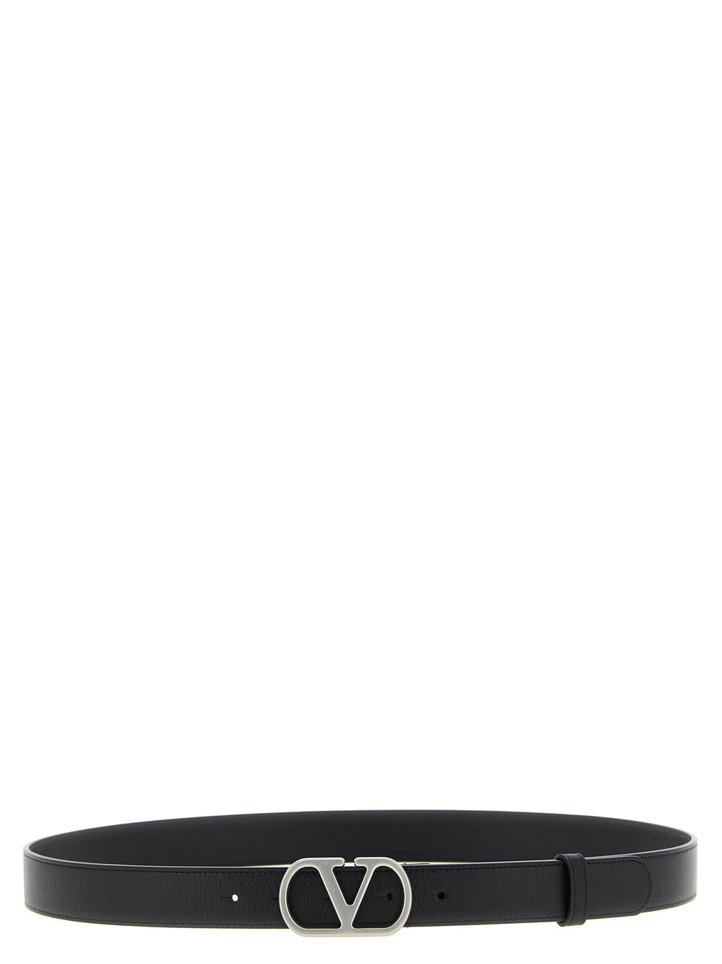Valentino Garavani Black Calfskin Regular Belt