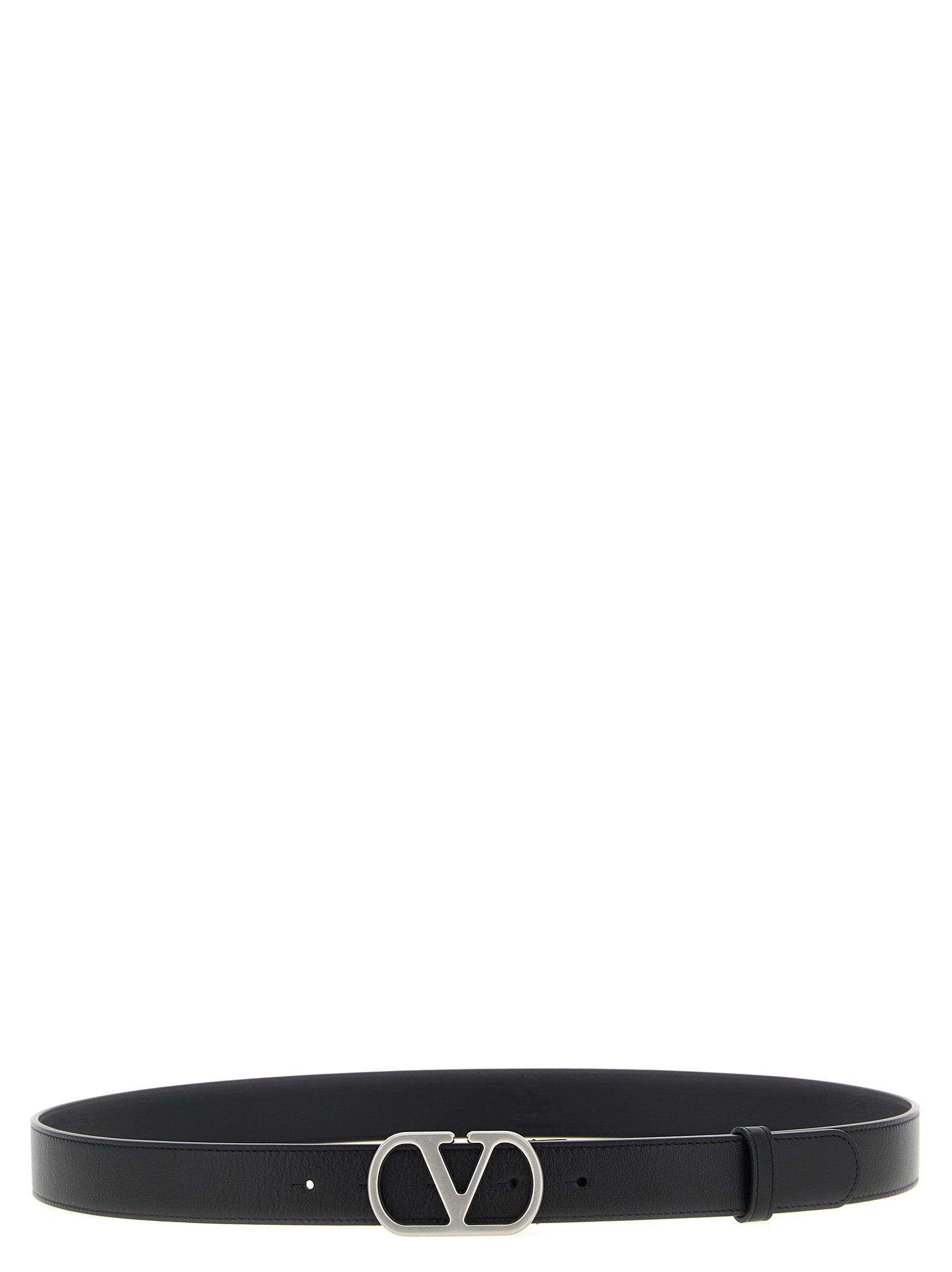 Valentino Garavani Black Calfskin Regular Belt