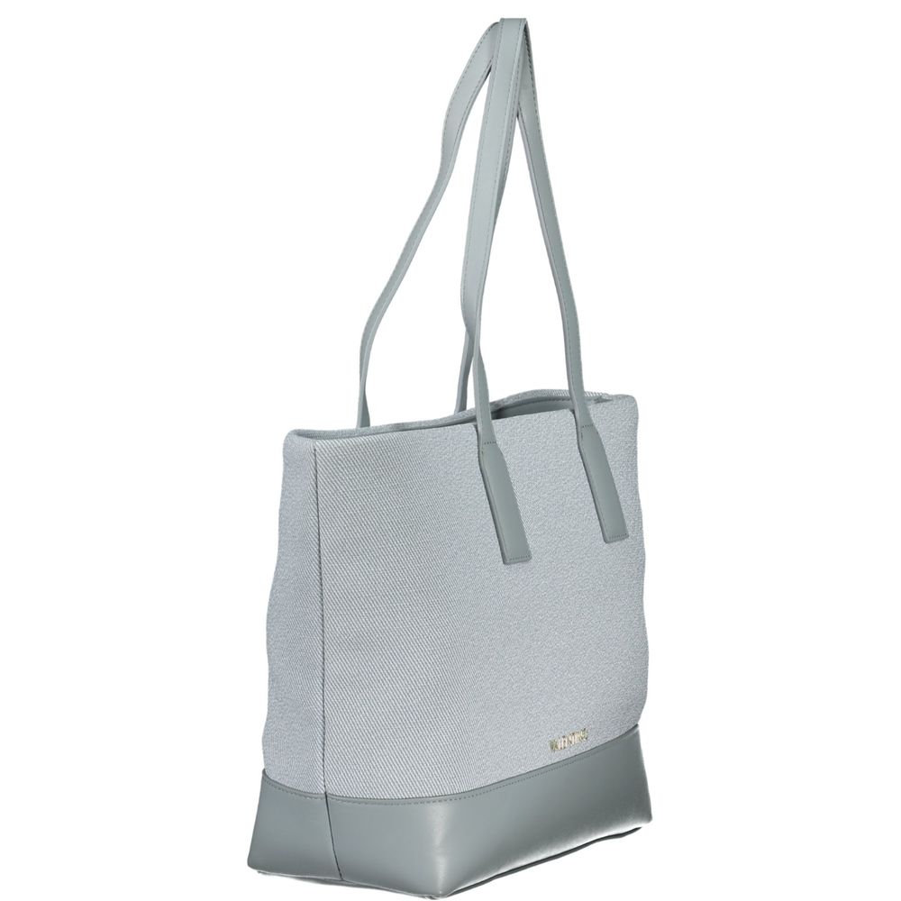 Mario Valentino Damen-Tasche aus blauem Polyurethan