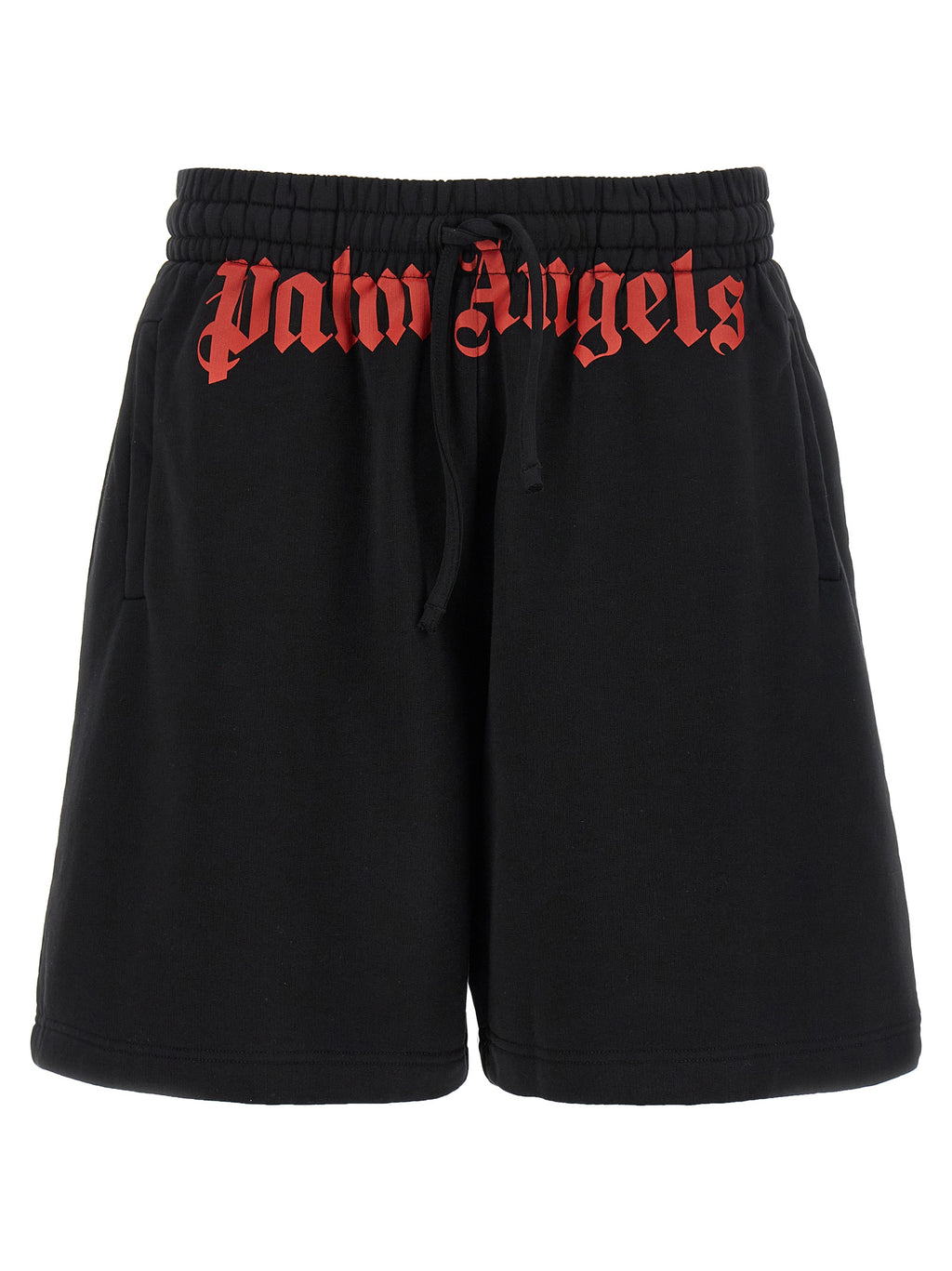 Palm Angels Black Cotton Bermuda Shorts