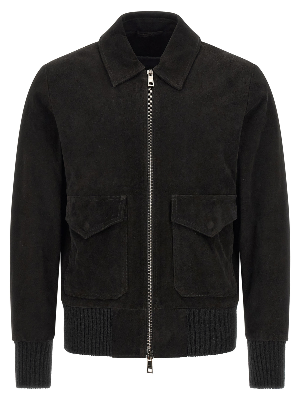 GIORGIO BRATO Black Lamb Leather Leather Jacket