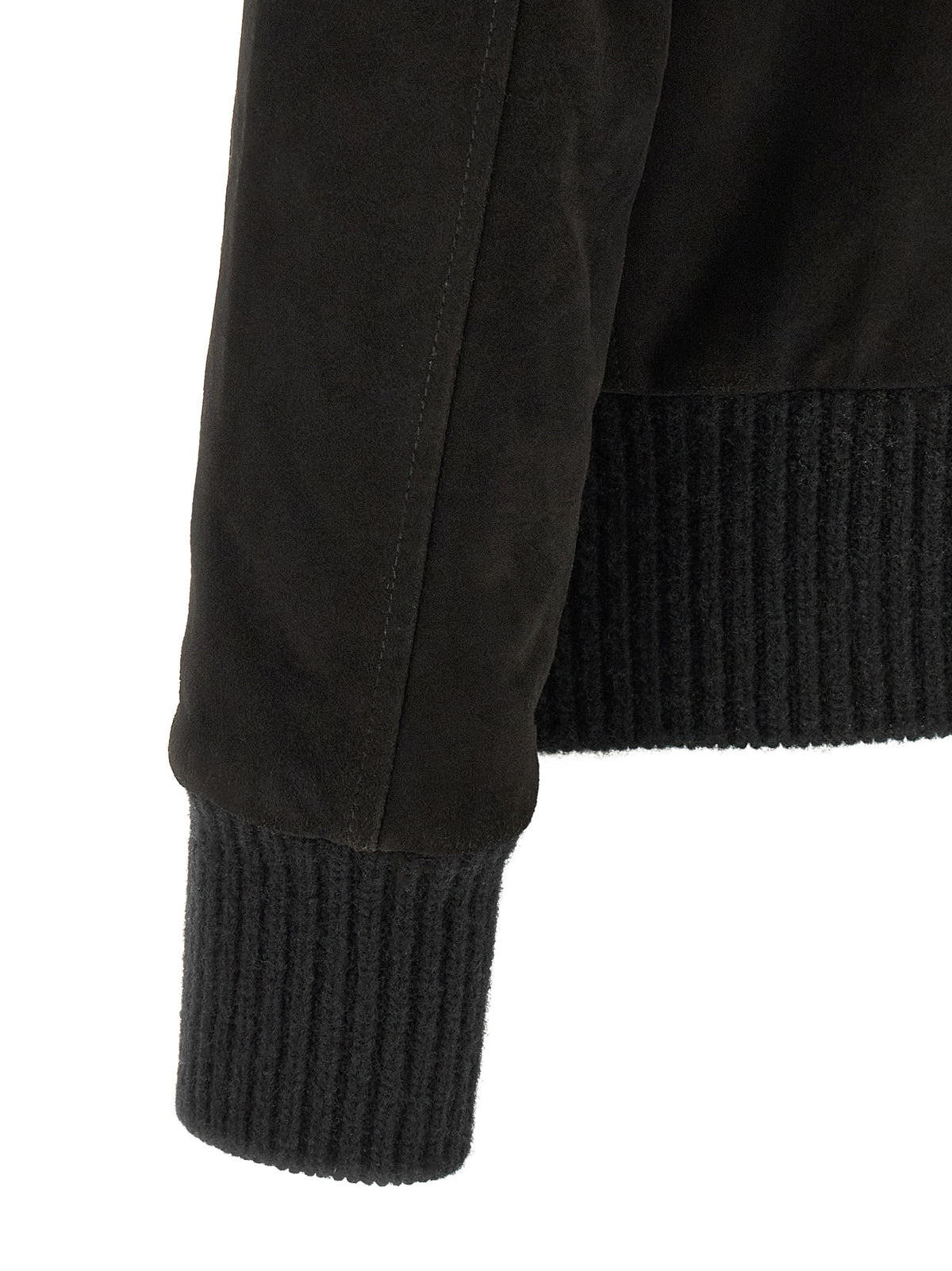 GIORGIO BRATO Black Lamb Leather Leather Jacket