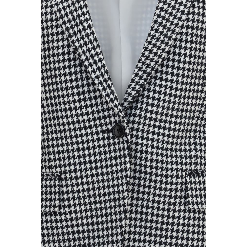 Tom Ford Mehrfarbige Kaschmir-Jacke in voller Länge
