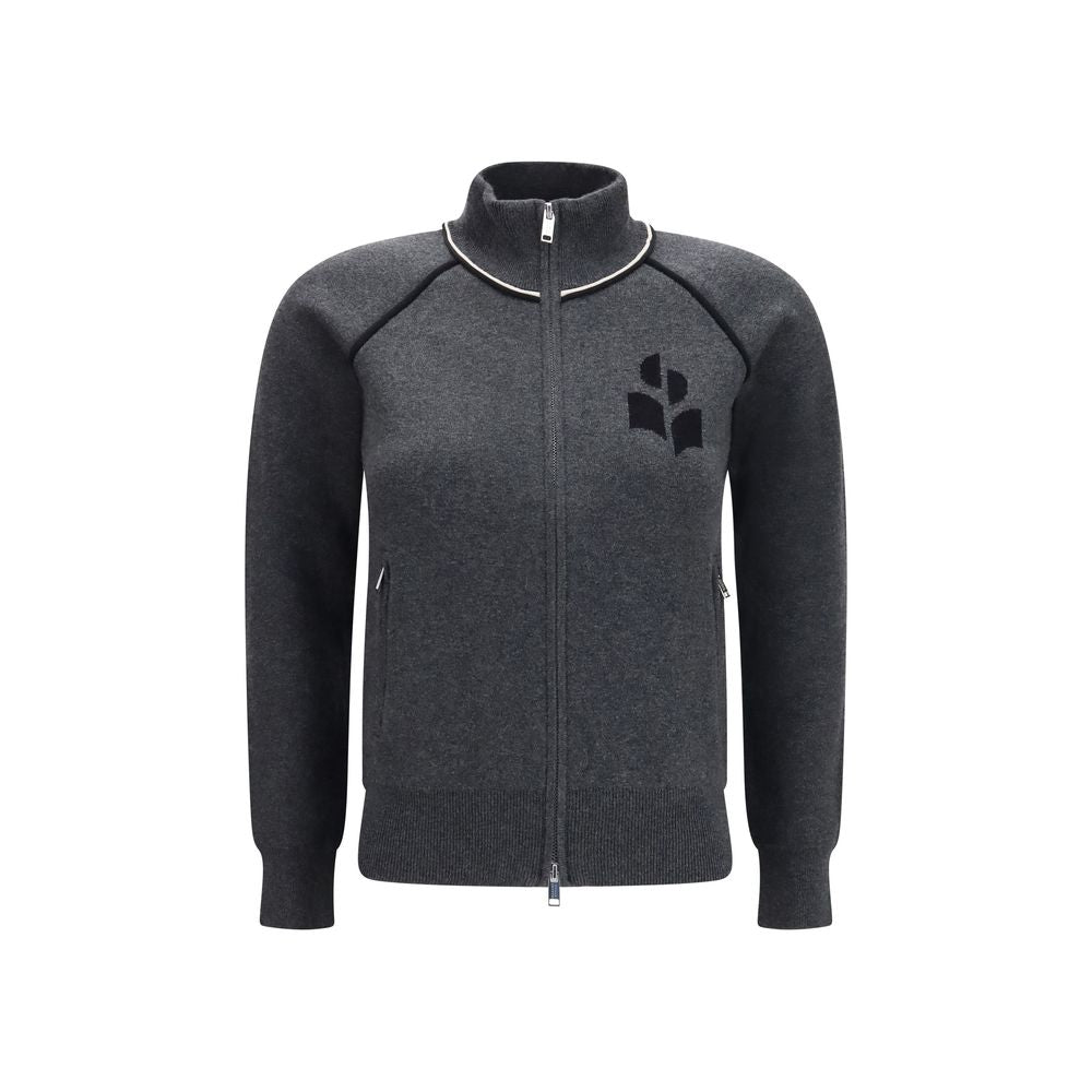 Isabel Marant Étoile Strickjacke aus grauer Baumwolle