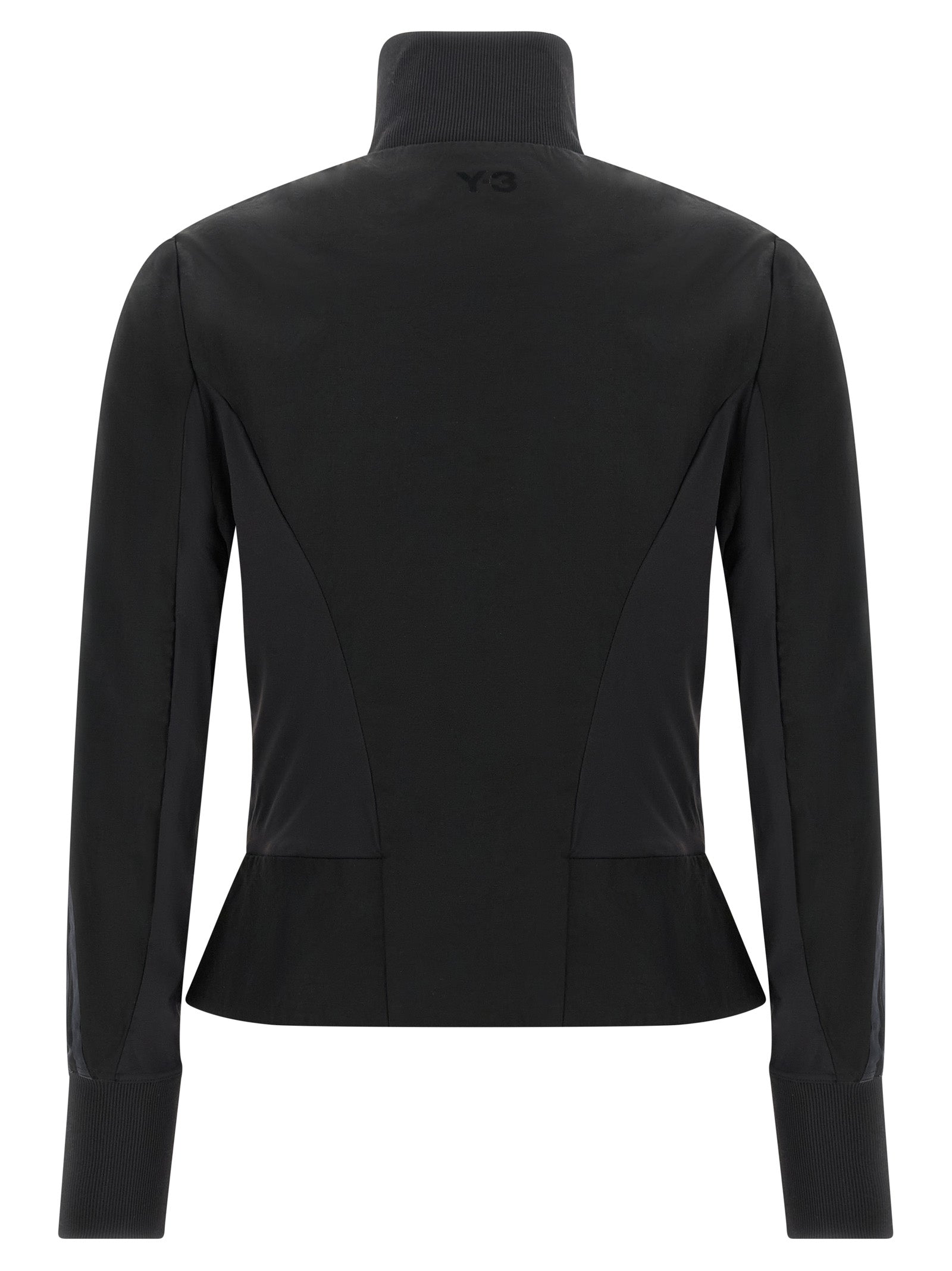 Y-3 Black Polyamide Sweatshirt
