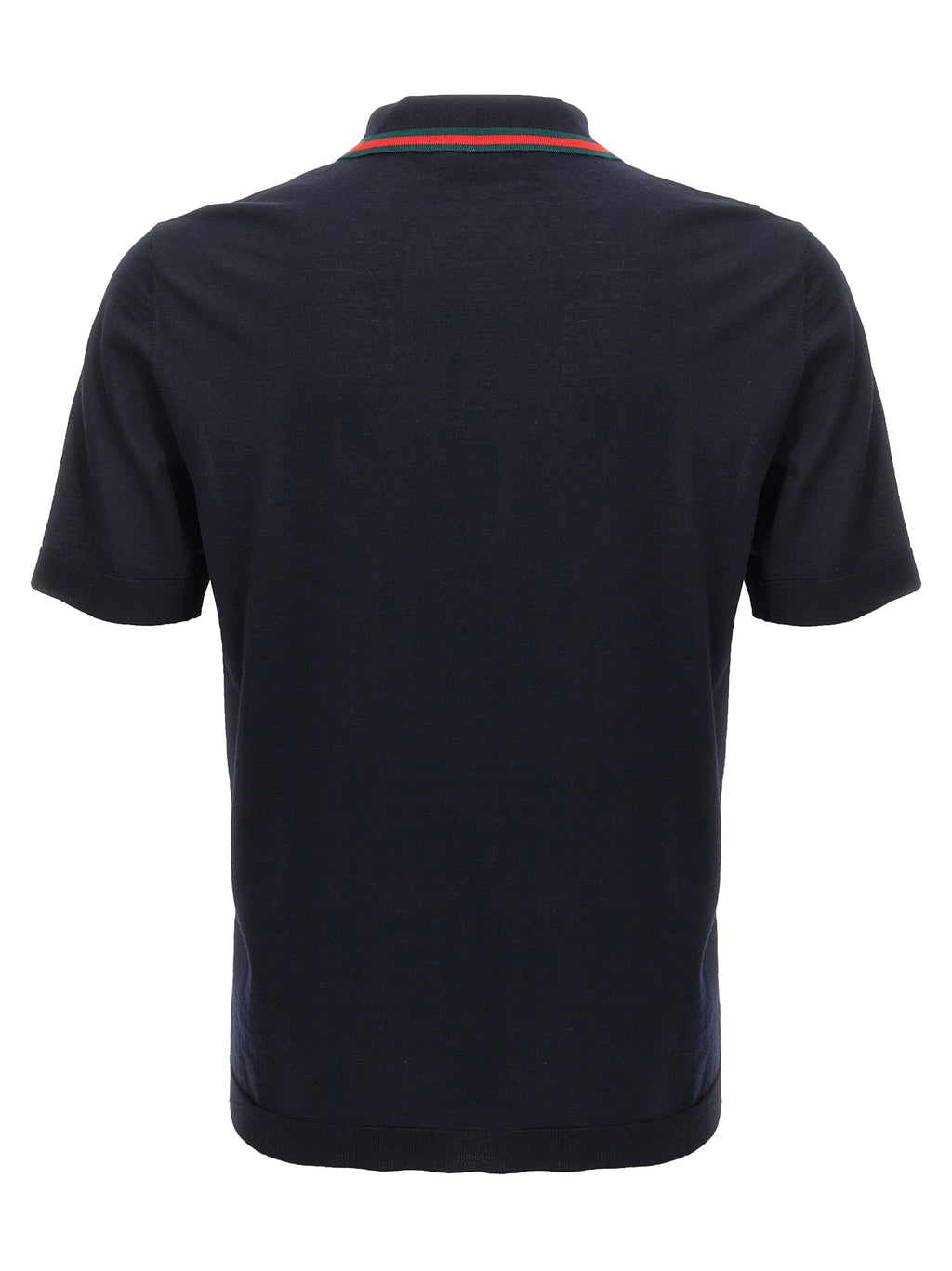 Gucci Polohemd aus blauer Wolle