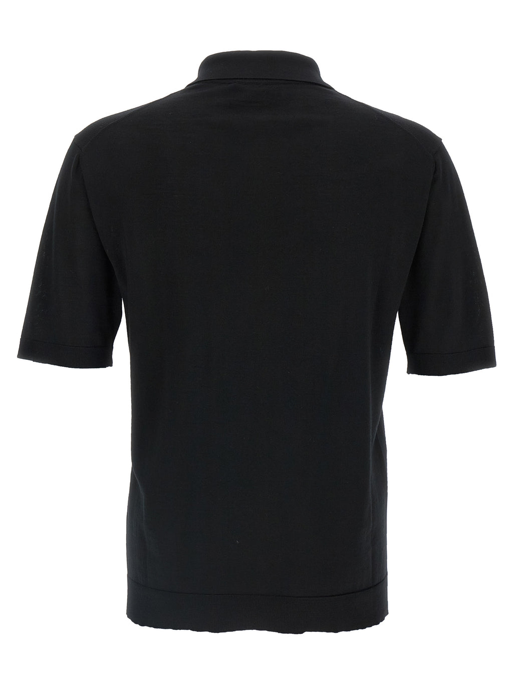 Gucci Polohemd aus schwarzer Wolle