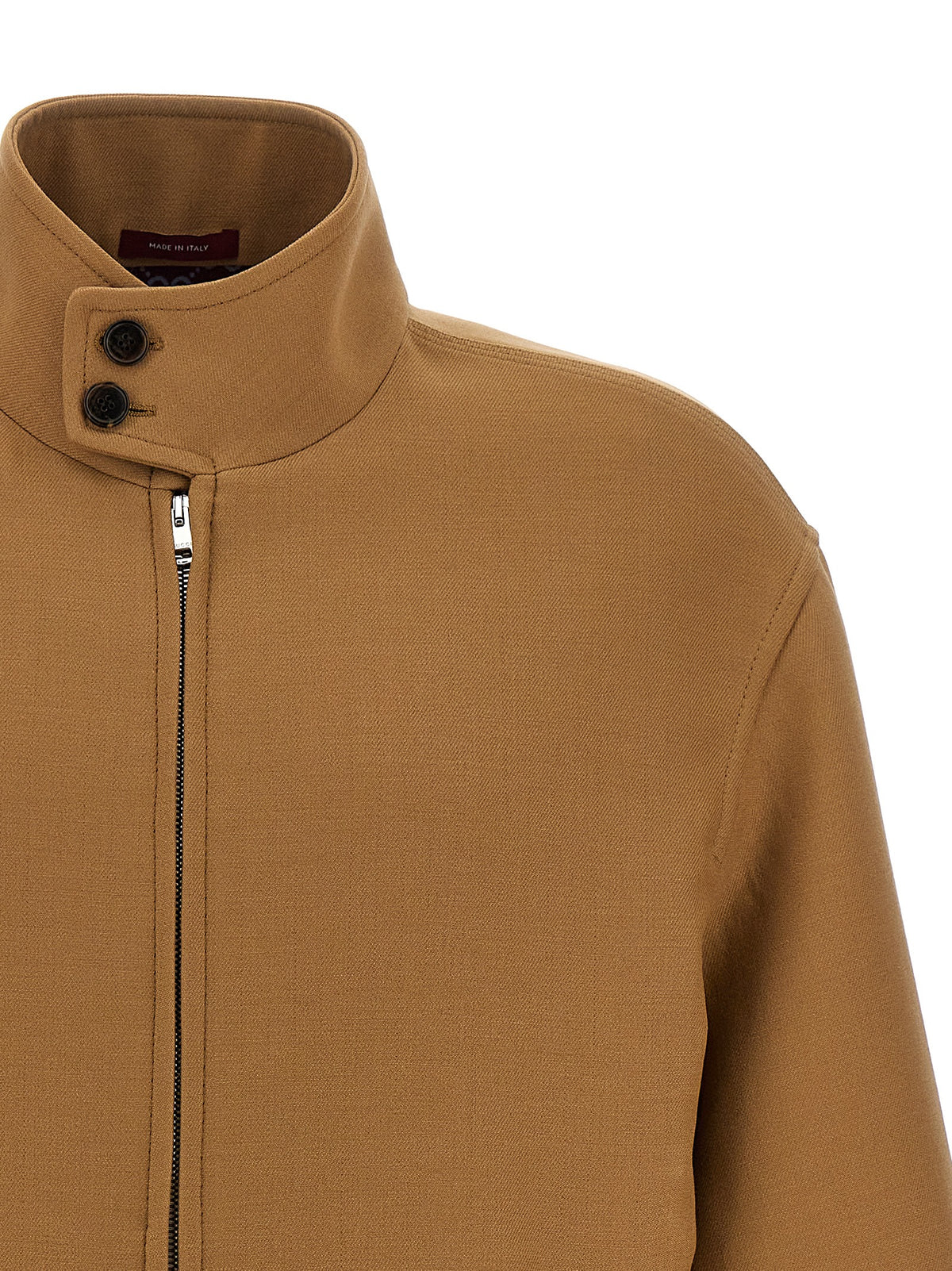 Gucci Braune Woll-Jacke in voller Länge