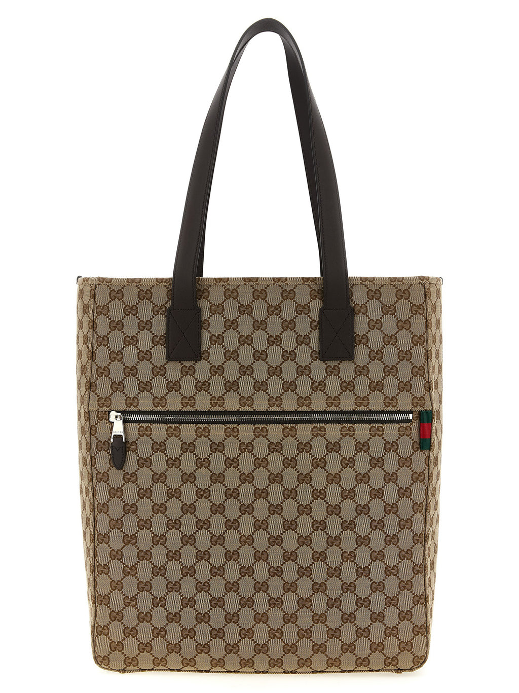 Gucci Braune Polyester-Umhängetasche