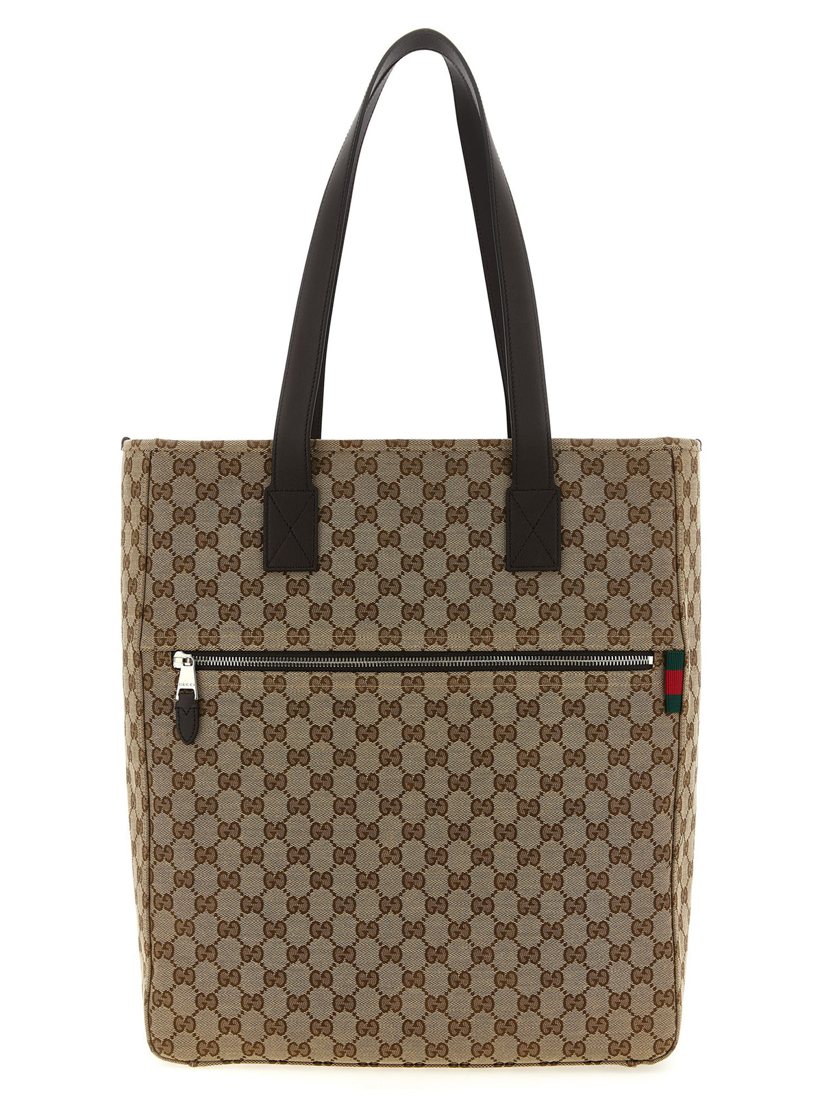 Gucci Braune Polyester-Umhängetasche