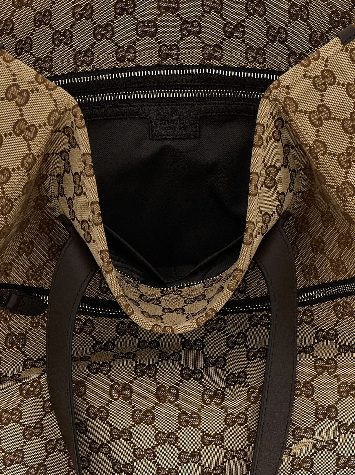 Gucci Braune Polyester-Umhängetasche