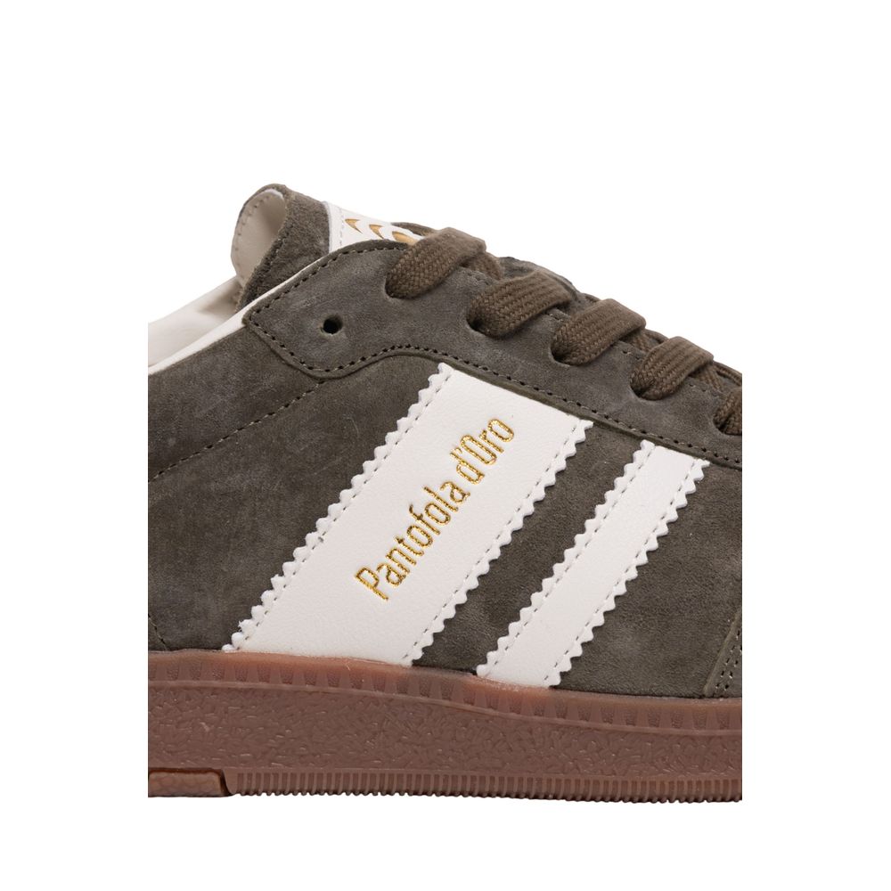Pantofola D'Oro Herren-Sneaker aus grünem Wildleder