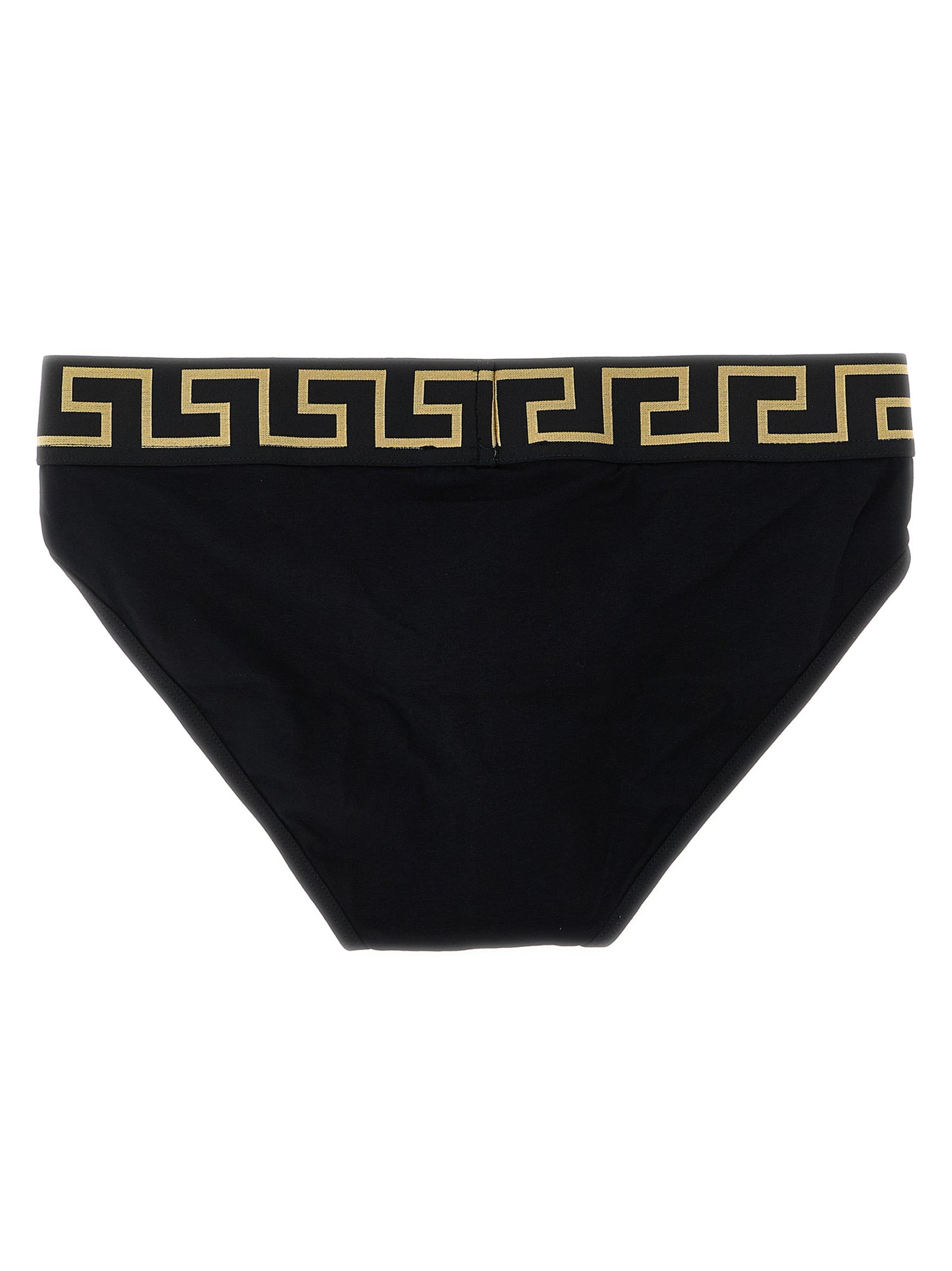 Versace Black Cotton Briefs