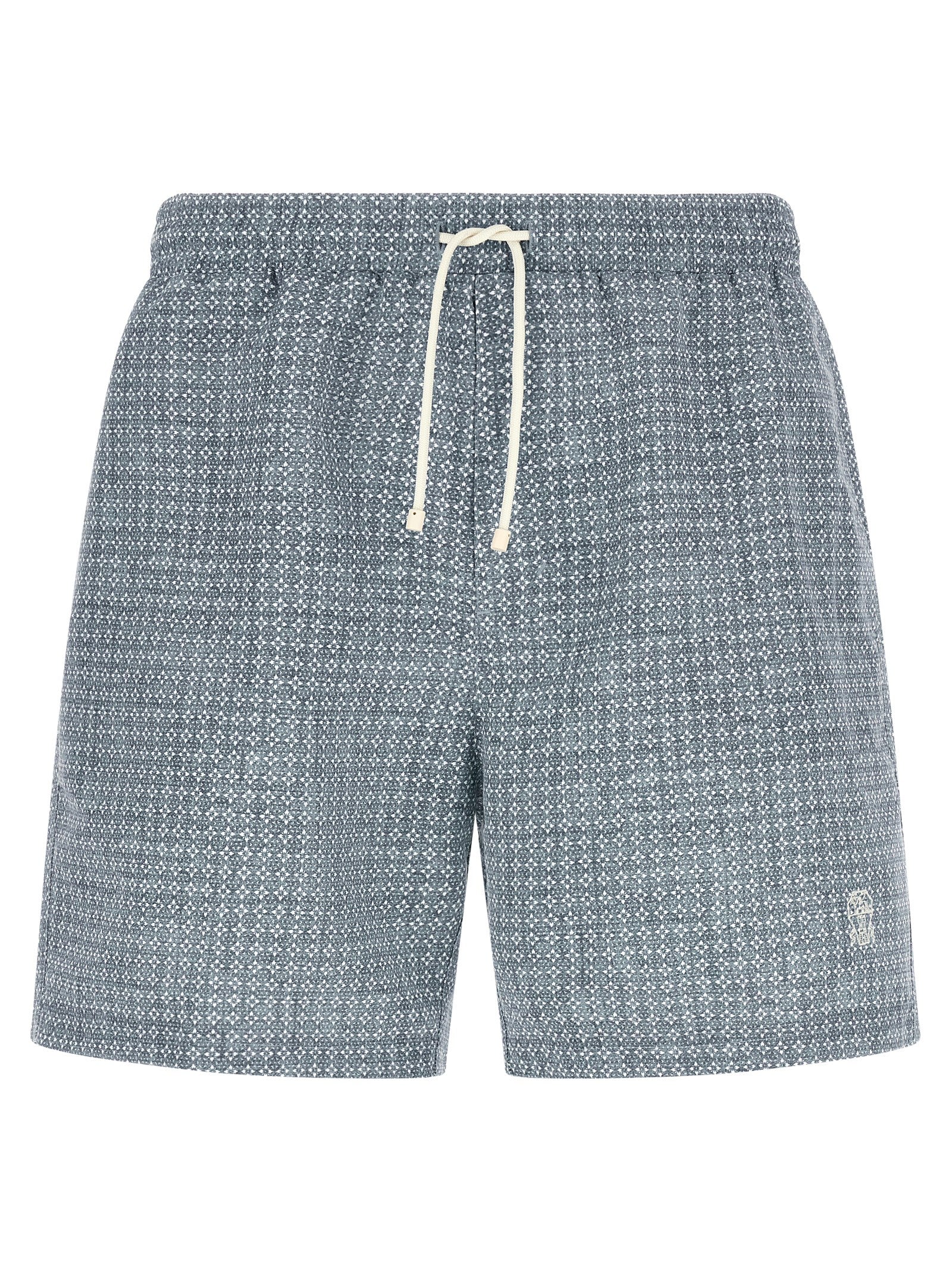 Brunello Cucinelli Blue Polyester Swim Shorts