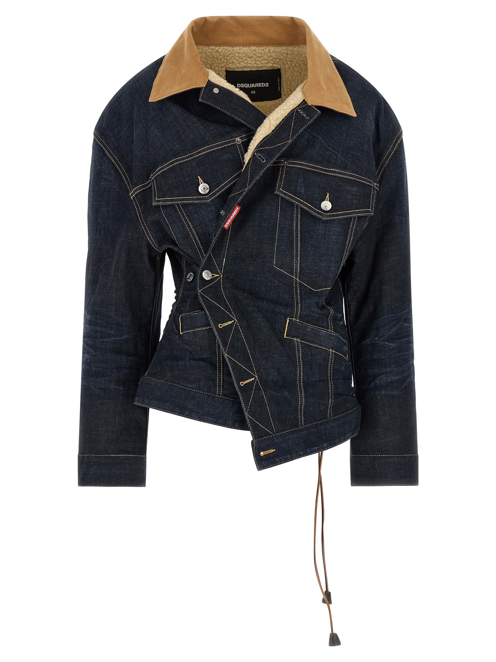 Dsquared² Blue Cotton Denim Jacket