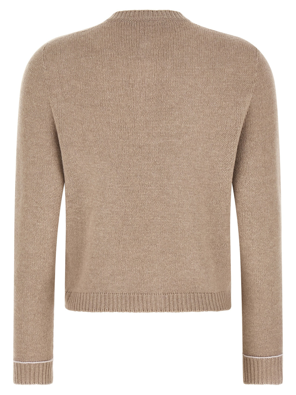 Fabiana Filippi Beige Virgin Wool Cardigan