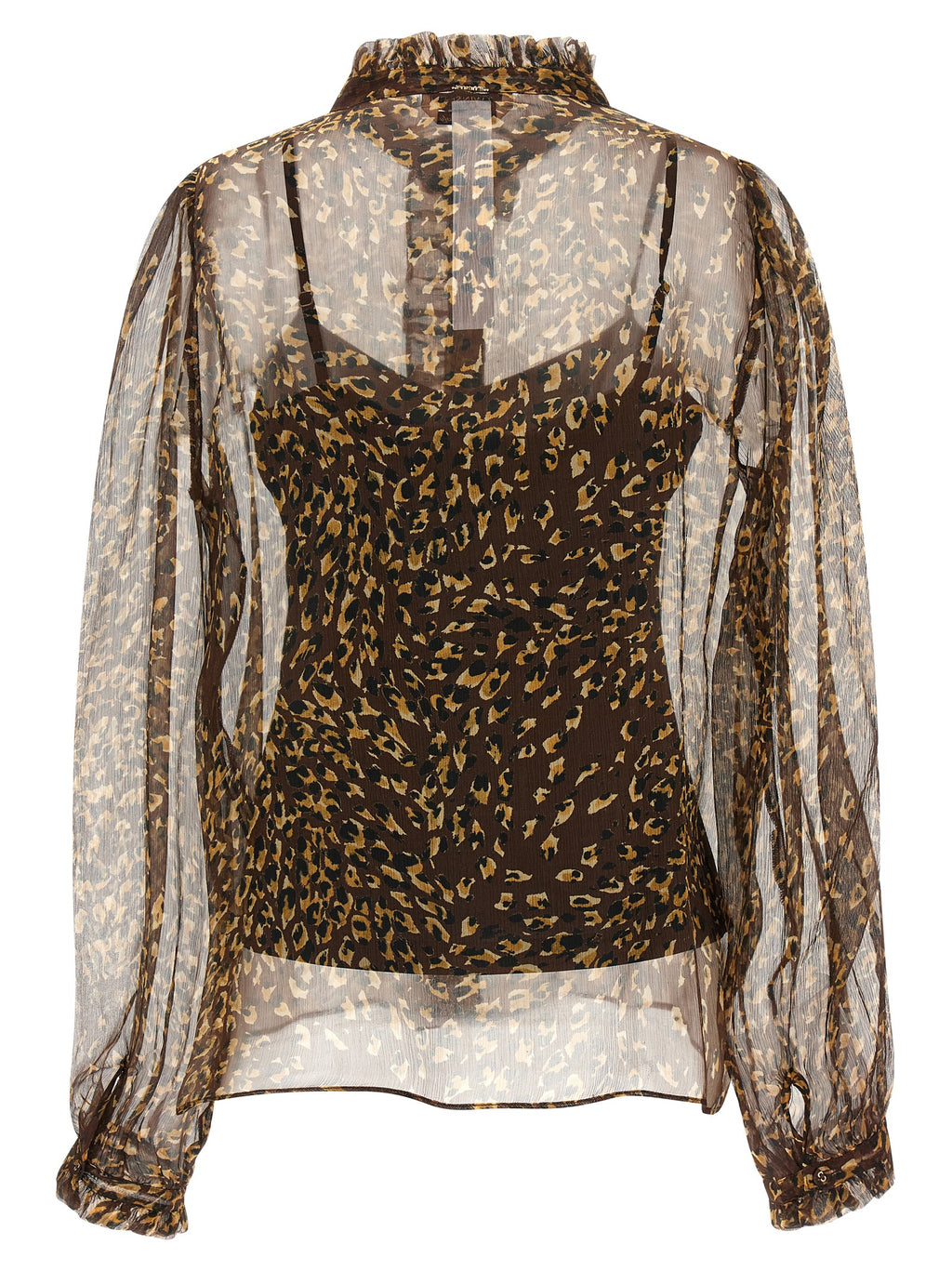 Twinset Brown Polyester Blouse