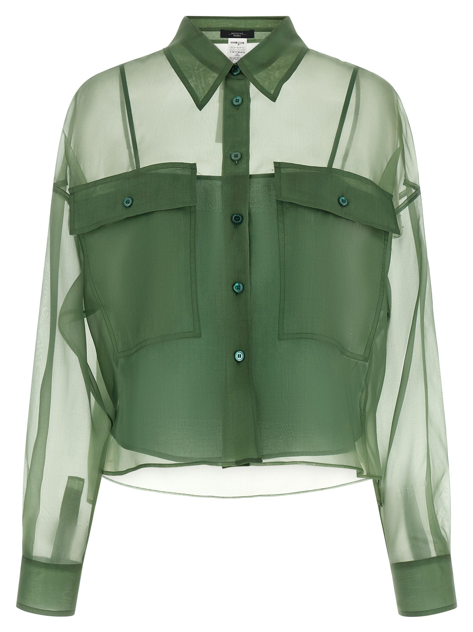 Max Mara Bicolor Cotton Blouse
