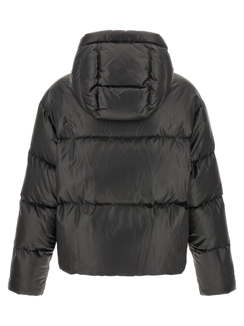 MM6 Maison Margiela Black Polyester Full-Length Jacket