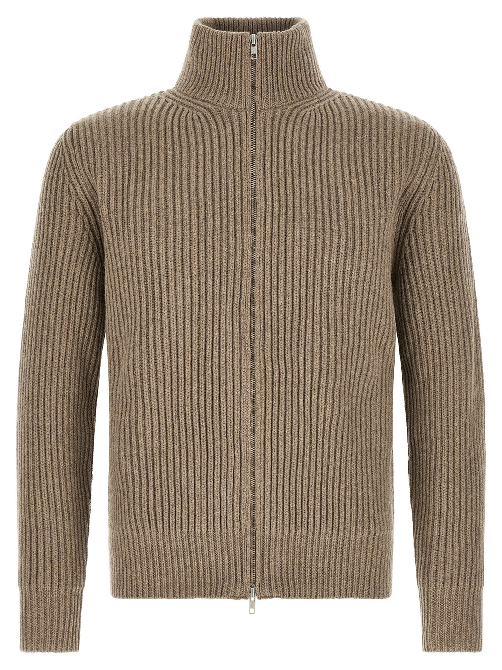 MM6 Maison Margiela Beige Wool Full-Length Jacket