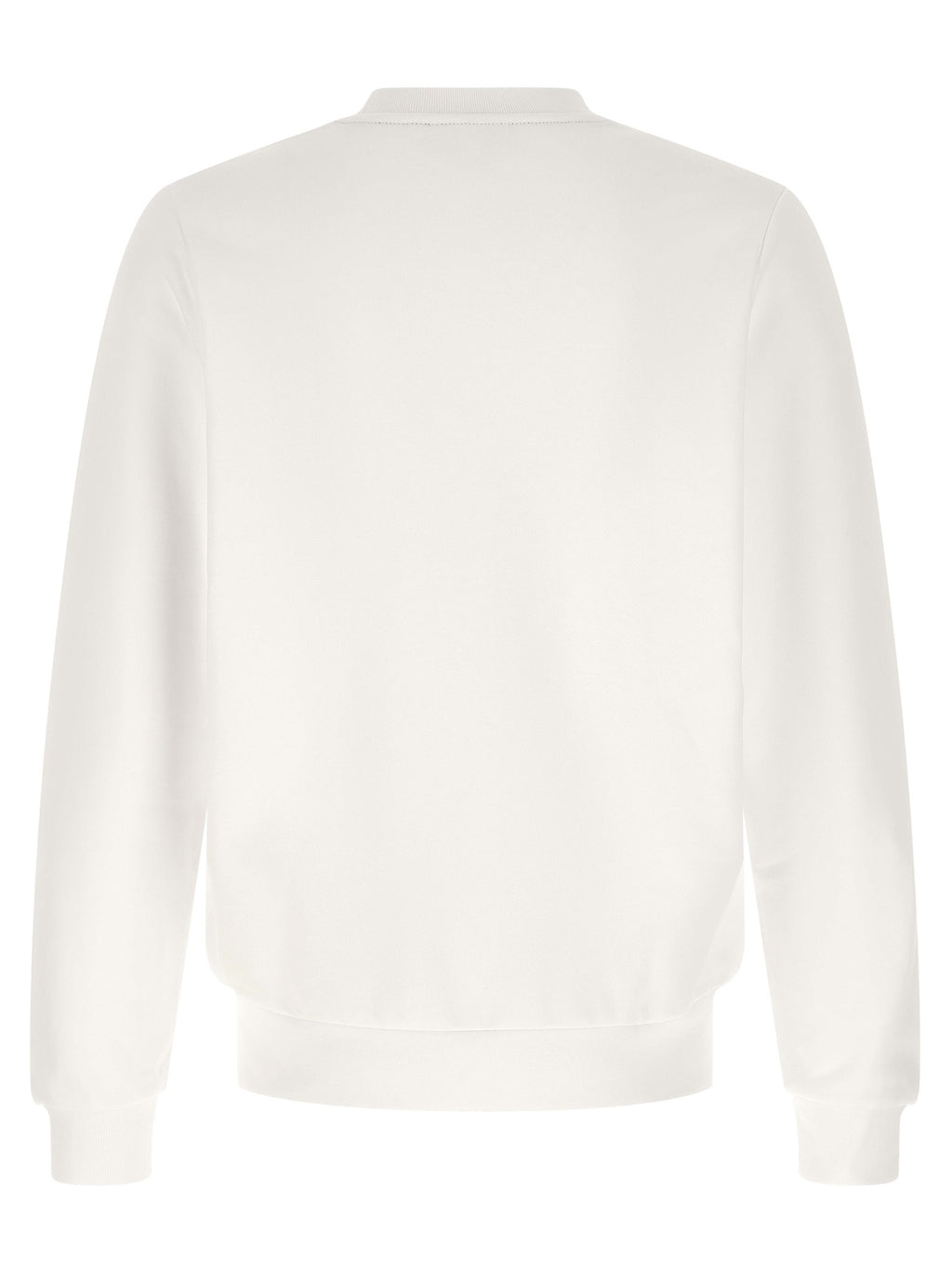 Lacoste White Cotton Sweatshirt