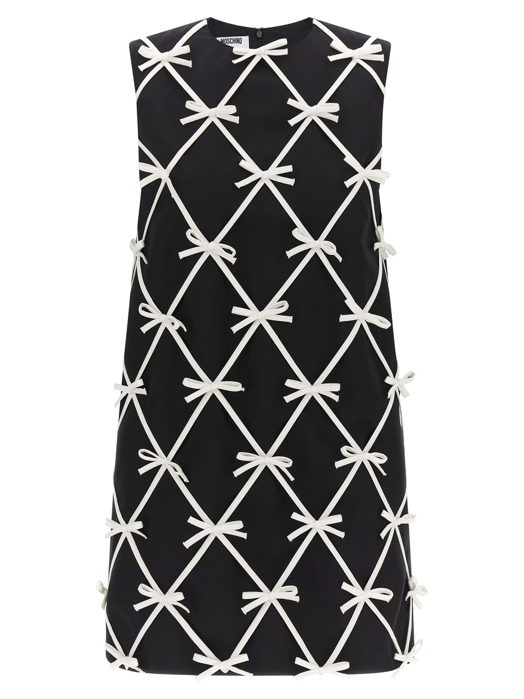 Moschino Bicolor Virgin Wool Short Dress