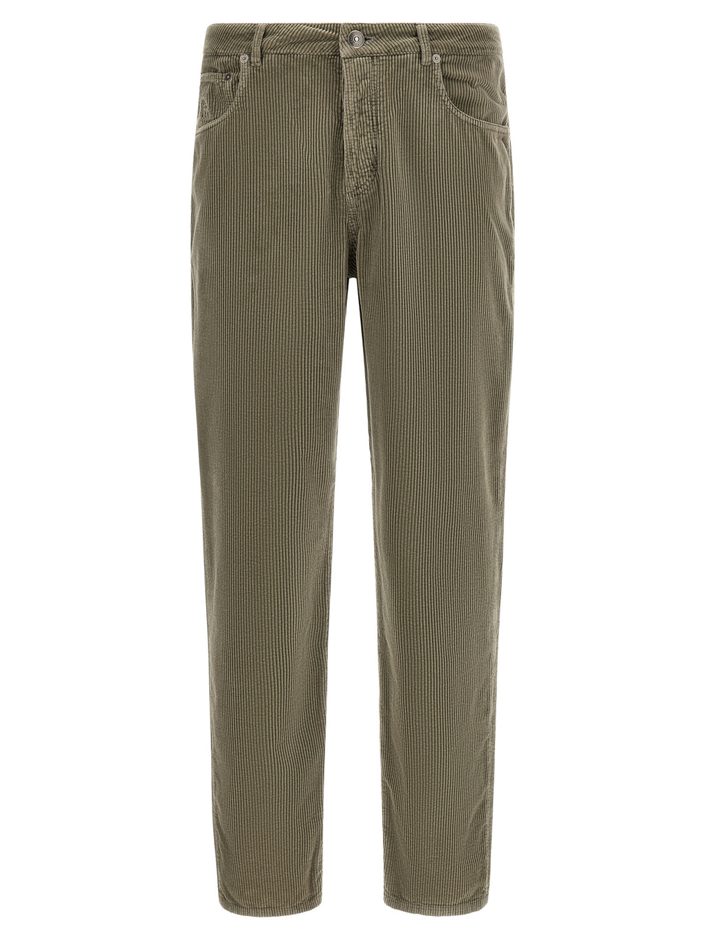 Brunello Cucinelli Bicolor Cotton Casual Pants