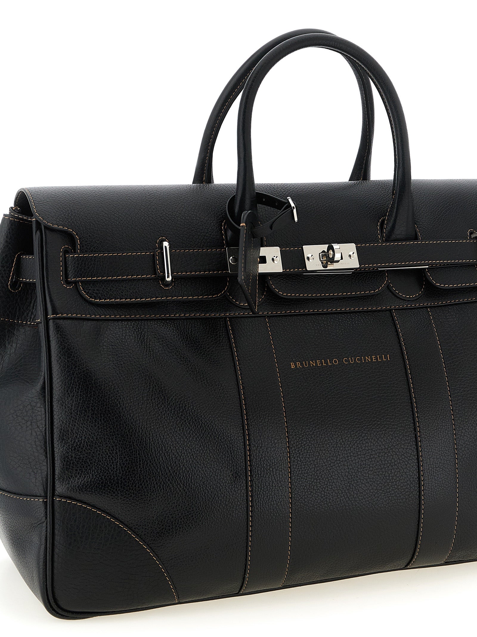 Brunello Cucinelli Black Calfskin Accessories