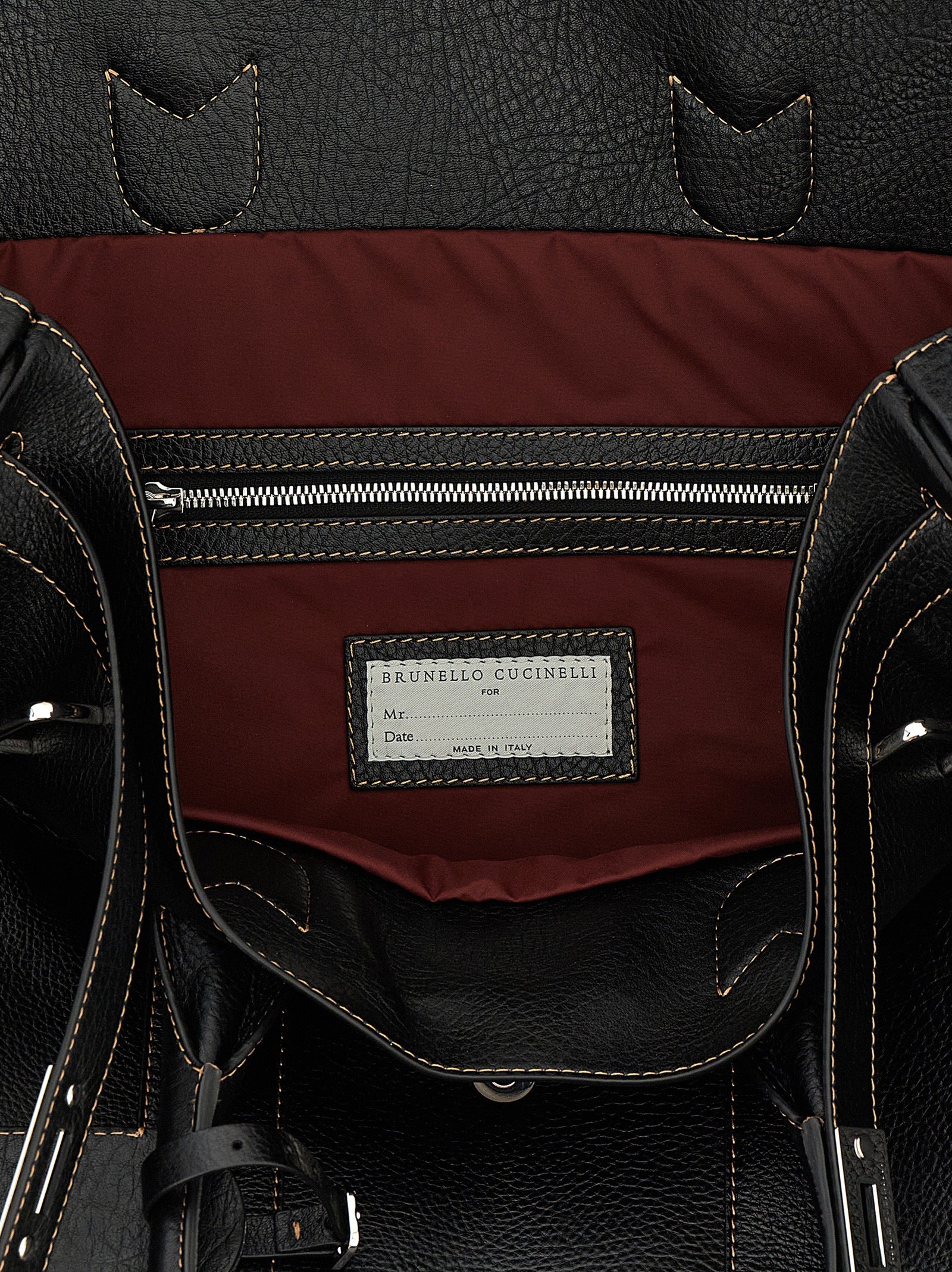 Brunello Cucinelli Black Calfskin Accessories