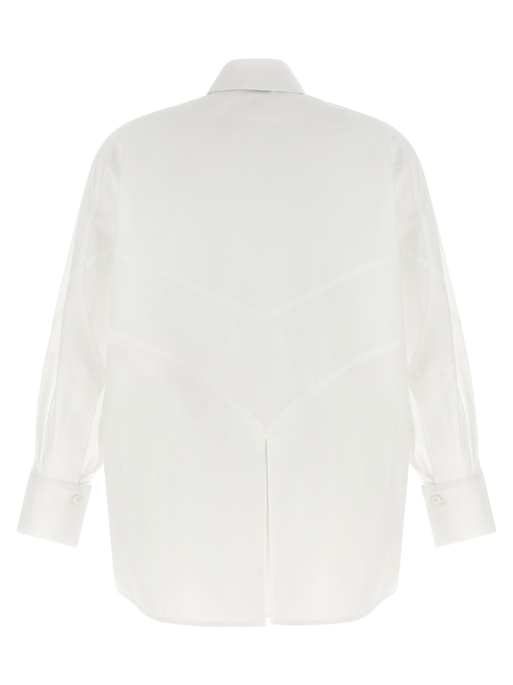 The Attico White Cotton Blouse