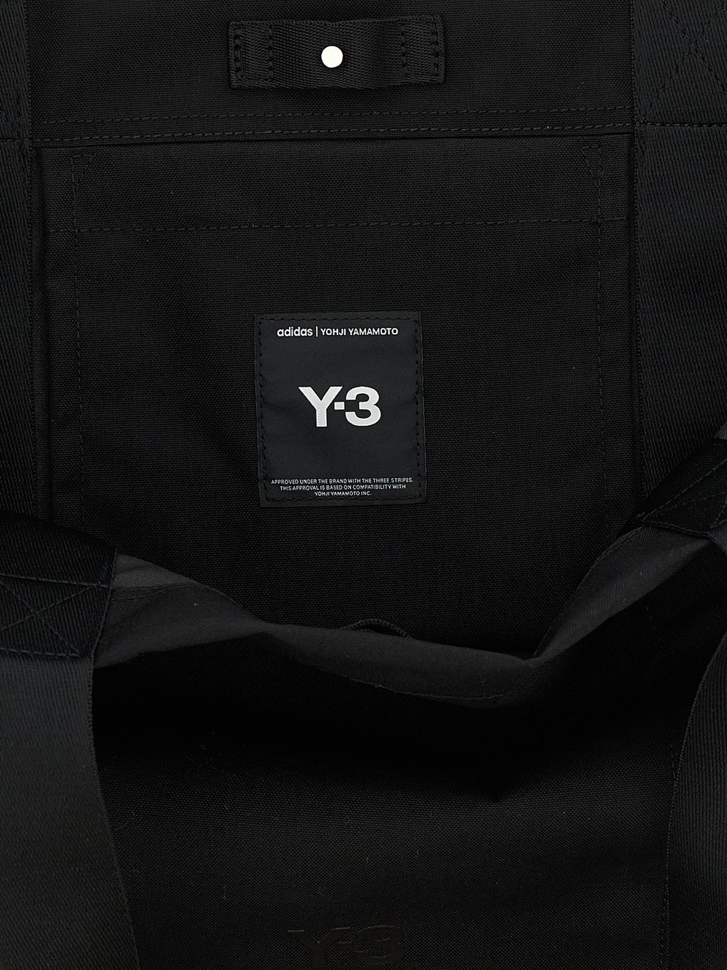Y-3 Black Polyamide Tote Bag