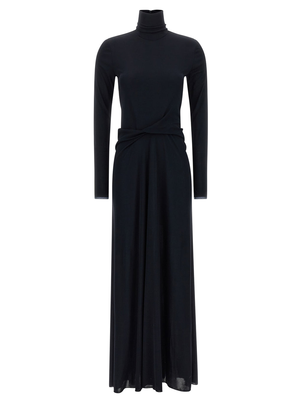 Fabiana Filippi Blue Viscose Long Dress