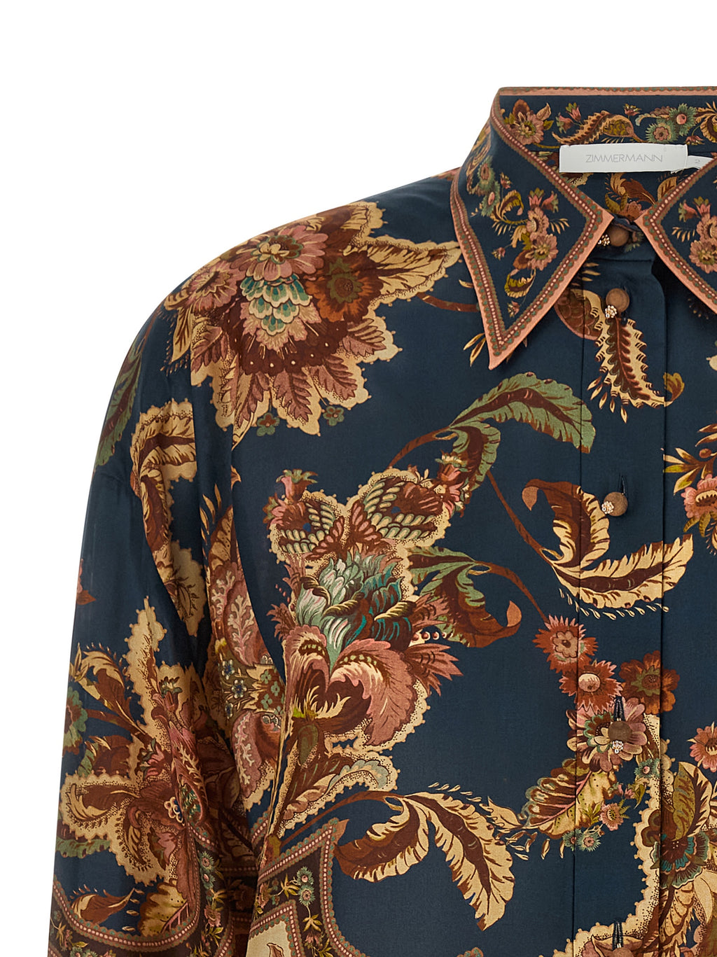 Zimmermann Multicolor Silk Blouse