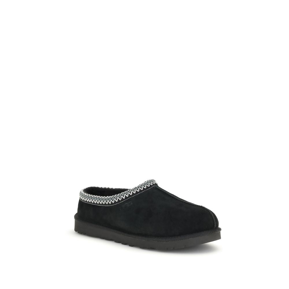 UGG Black Leather Moccassin