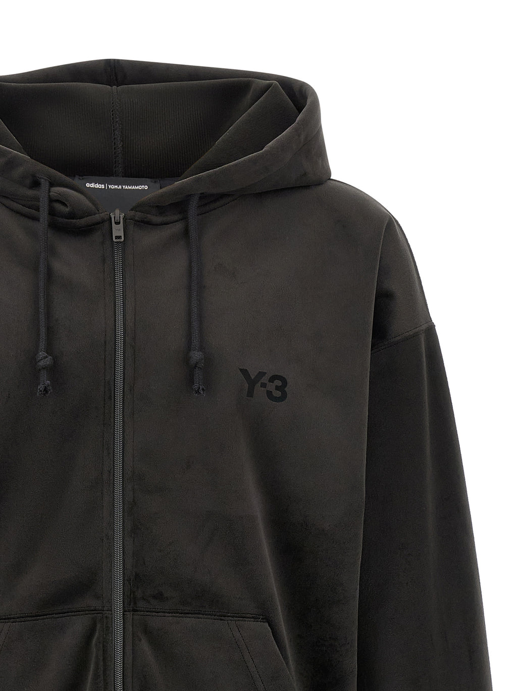 Y-3 Schwarzes Sweatshirt aus recyceltem Polyester