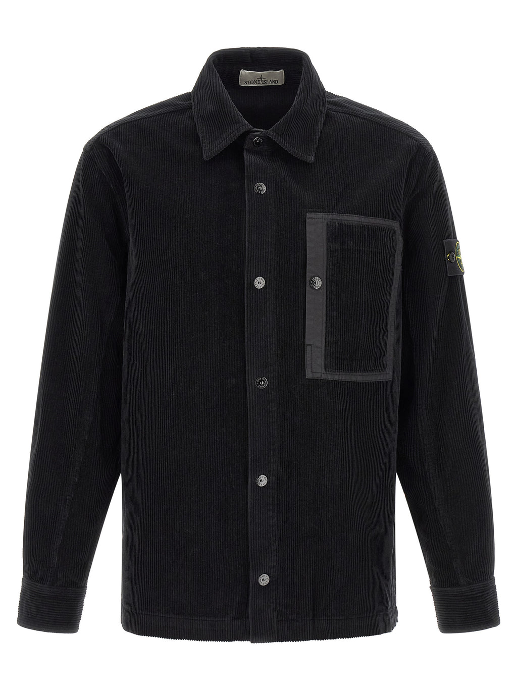 Stone Island Black Cotton Blouse