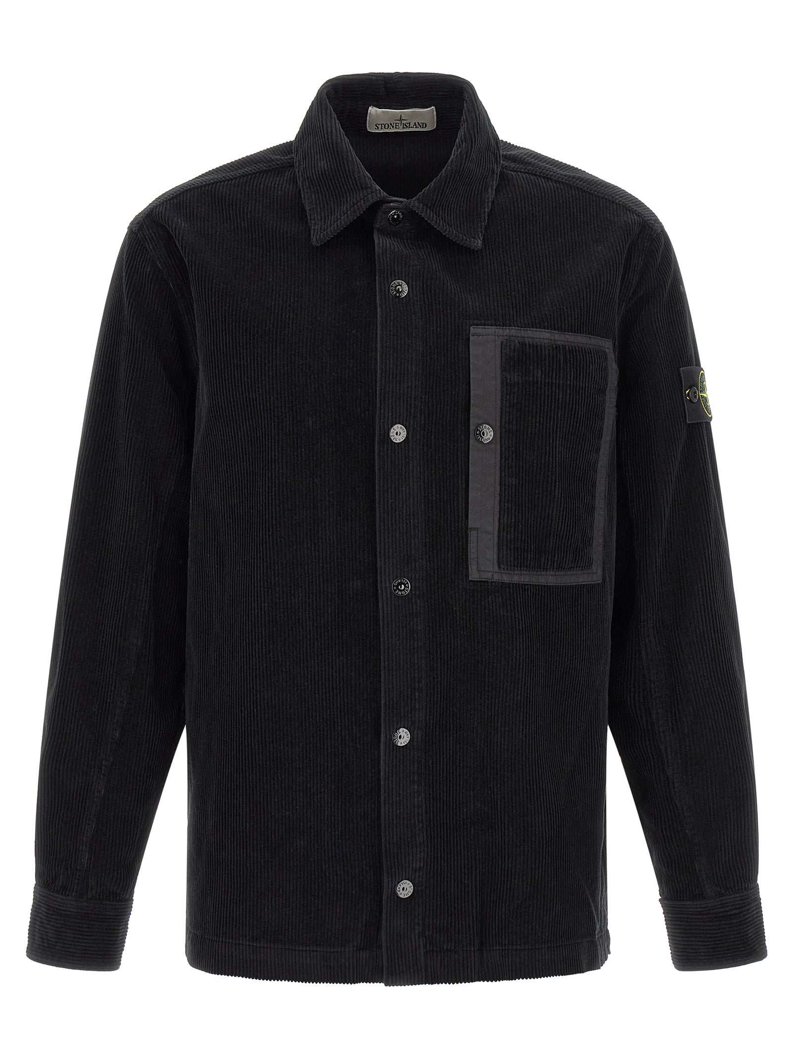 Stone Island Black Cotton Blouse