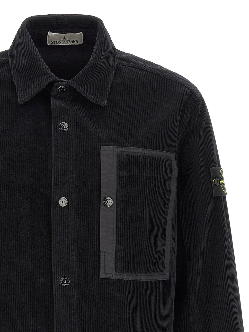 Stone Island Black Cotton Blouse