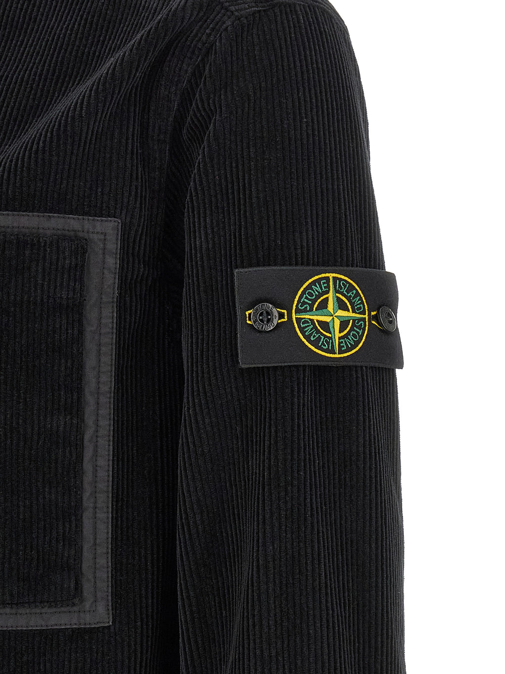 Stone Island Black Cotton Blouse