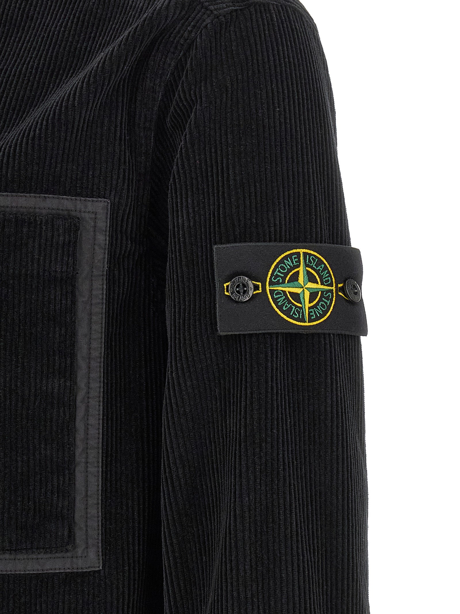 Stone Island Black Cotton Blouse