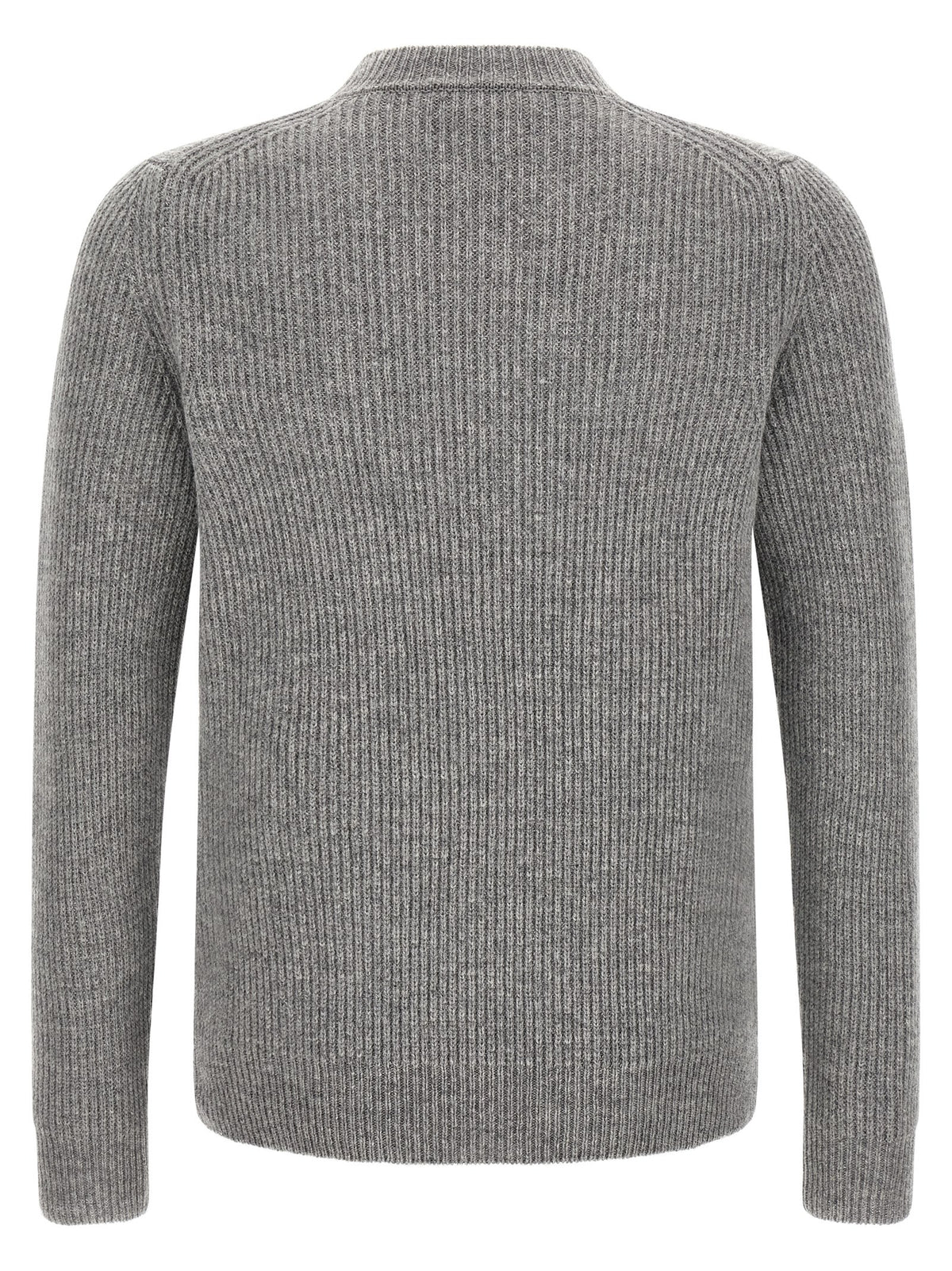 ZANONE Gray Virgin Wool Cardigan