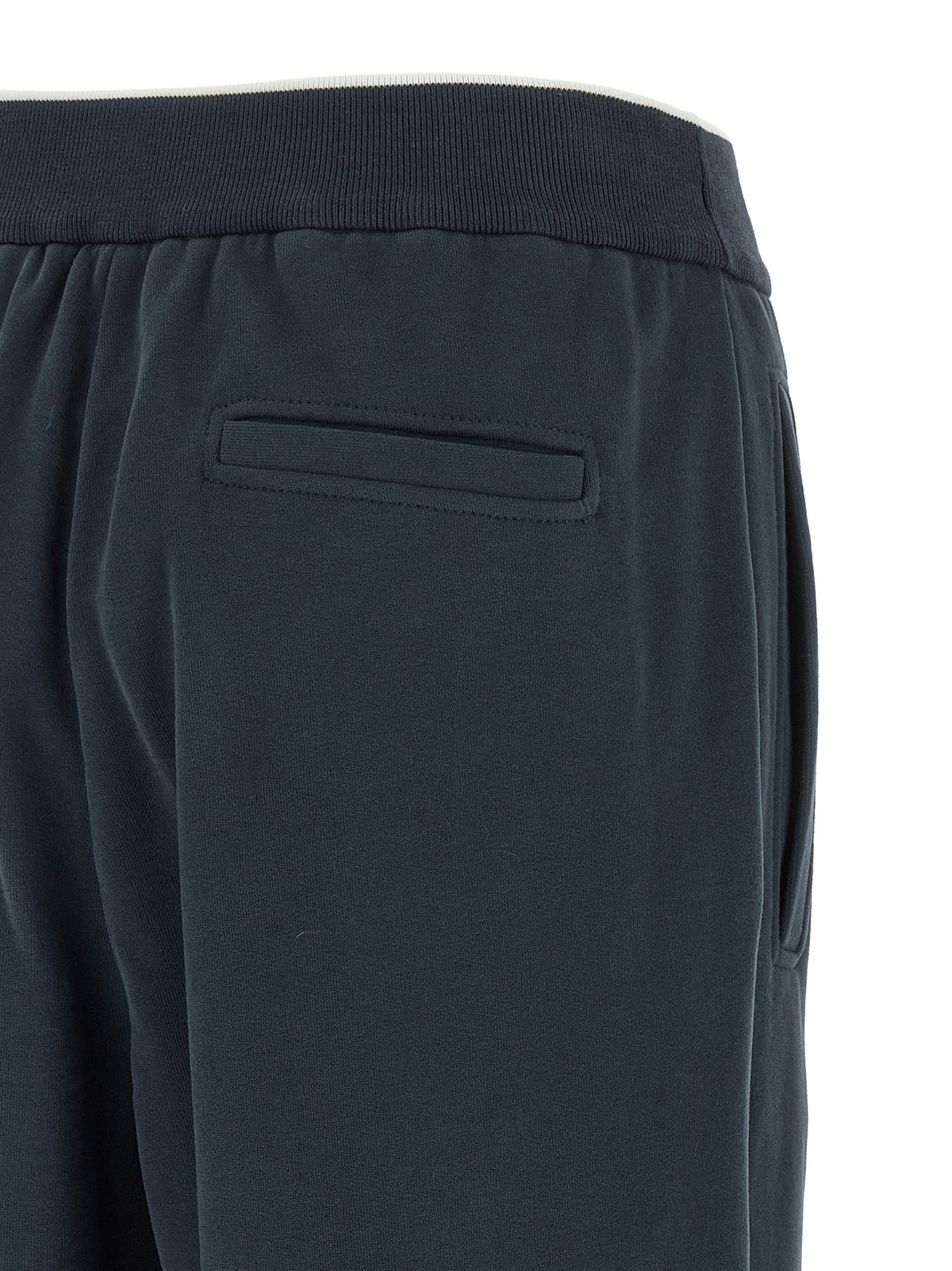 Brunello Cucinelli Blaue Jogginghose aus Baumwolle