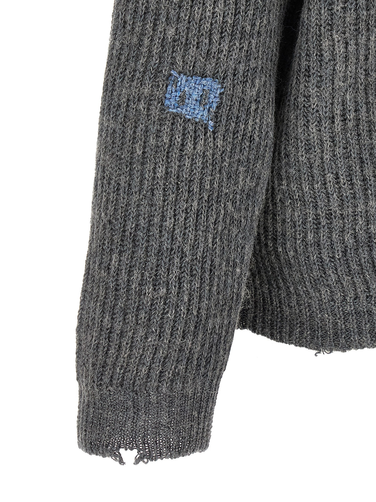 Maison Margiela Grauer Leinen-Cardigan