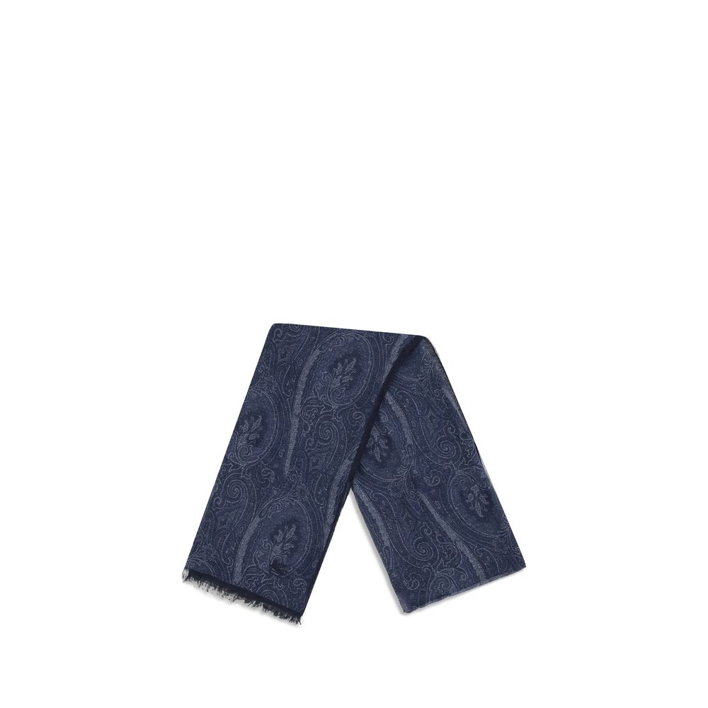 Etro Blue Modal Scarf