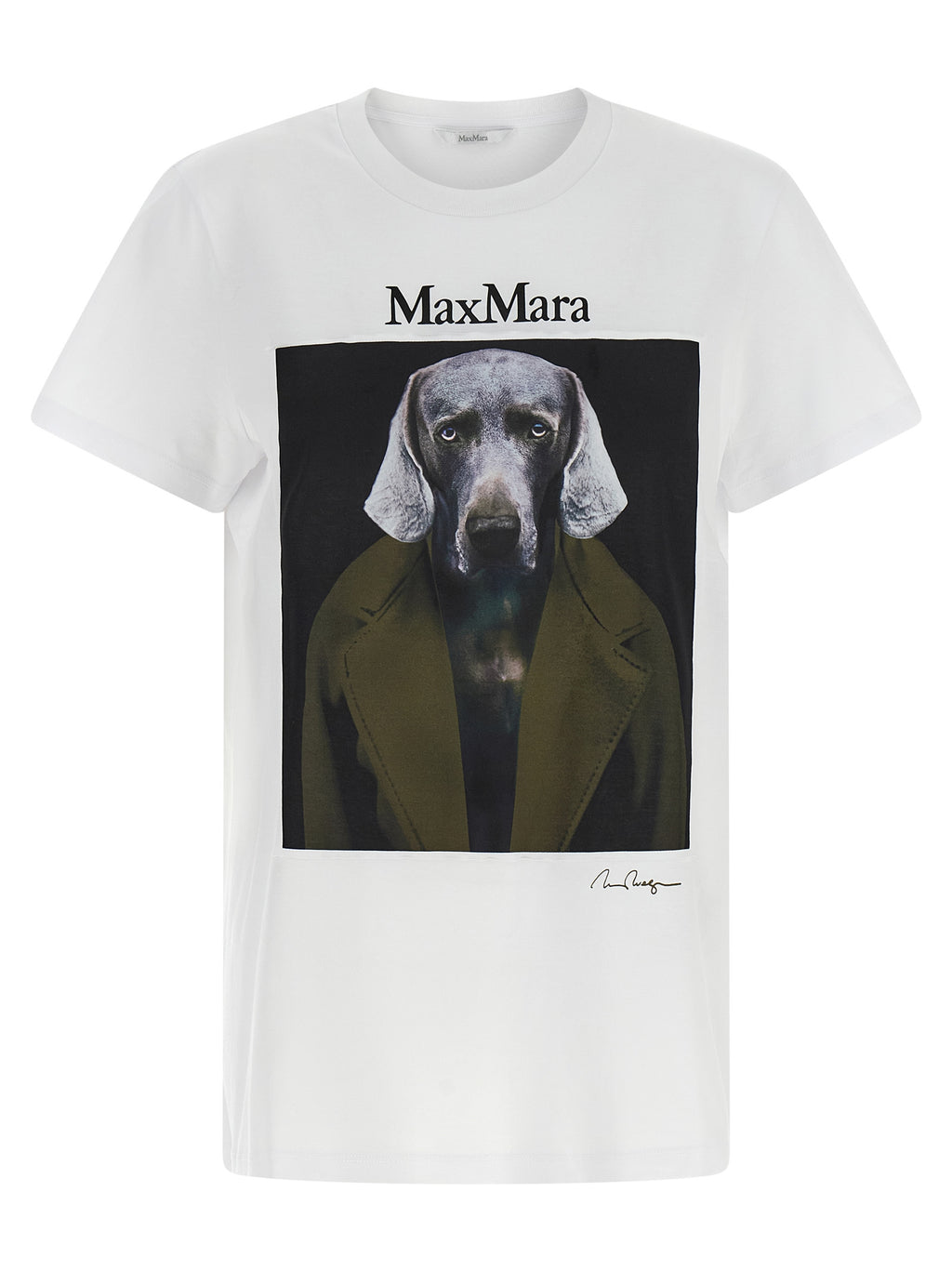 Max Mara White Cotton T-Shirt